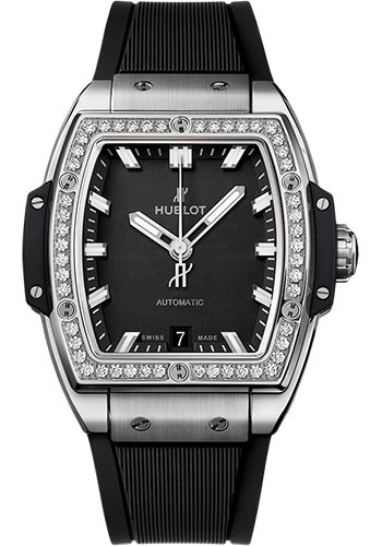 Hublot Spirit Of Big Bang Titanium Diamonds Watch - 39 mm - Black Dial