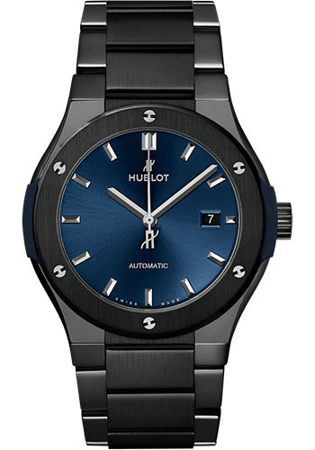 Hublot Classic Fusion Ceramic Blue Bracelet Watch - 42 mm - Blue Dial