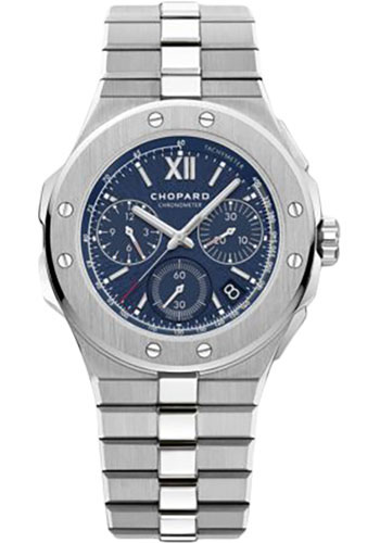 Chopard Alpine Eagle XL Chrono Watch - 44.00 mm Steel Case - Aletsch Blue Dial
