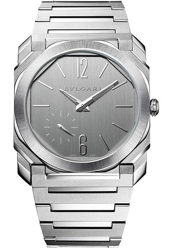 Bvlgari Octo Finissimo Watch - 40 mm Titanium Case - Titanium Dial - Titanium Bracelet