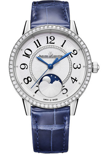 Jaeger-LeCoultre Rendez-Vous Moon Medium - Stainless Steel Case - Silvered Grey Dial
