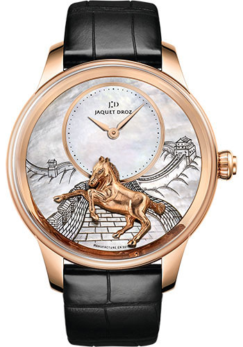 Jaquet Droz Petite Heure Minute Relief Horse Limited Edition of 88 Watch