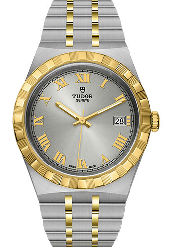 Tudor Tudor Royal Watch - 38mm Steel and Gold Case - Silver Dial - Bracelet