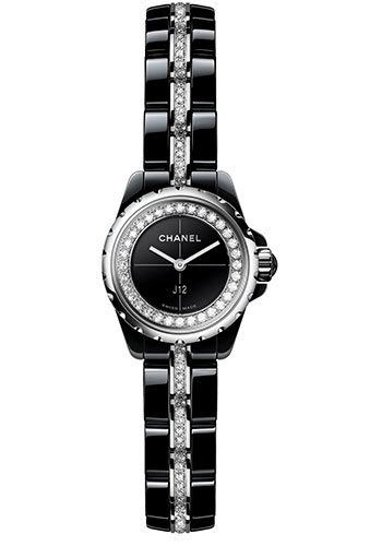 Chanel J12∙XS Quartz Watch - 19mm Black Ceramic And Steel Case - Black Dial - Black Ceramic And Steel Bracelet